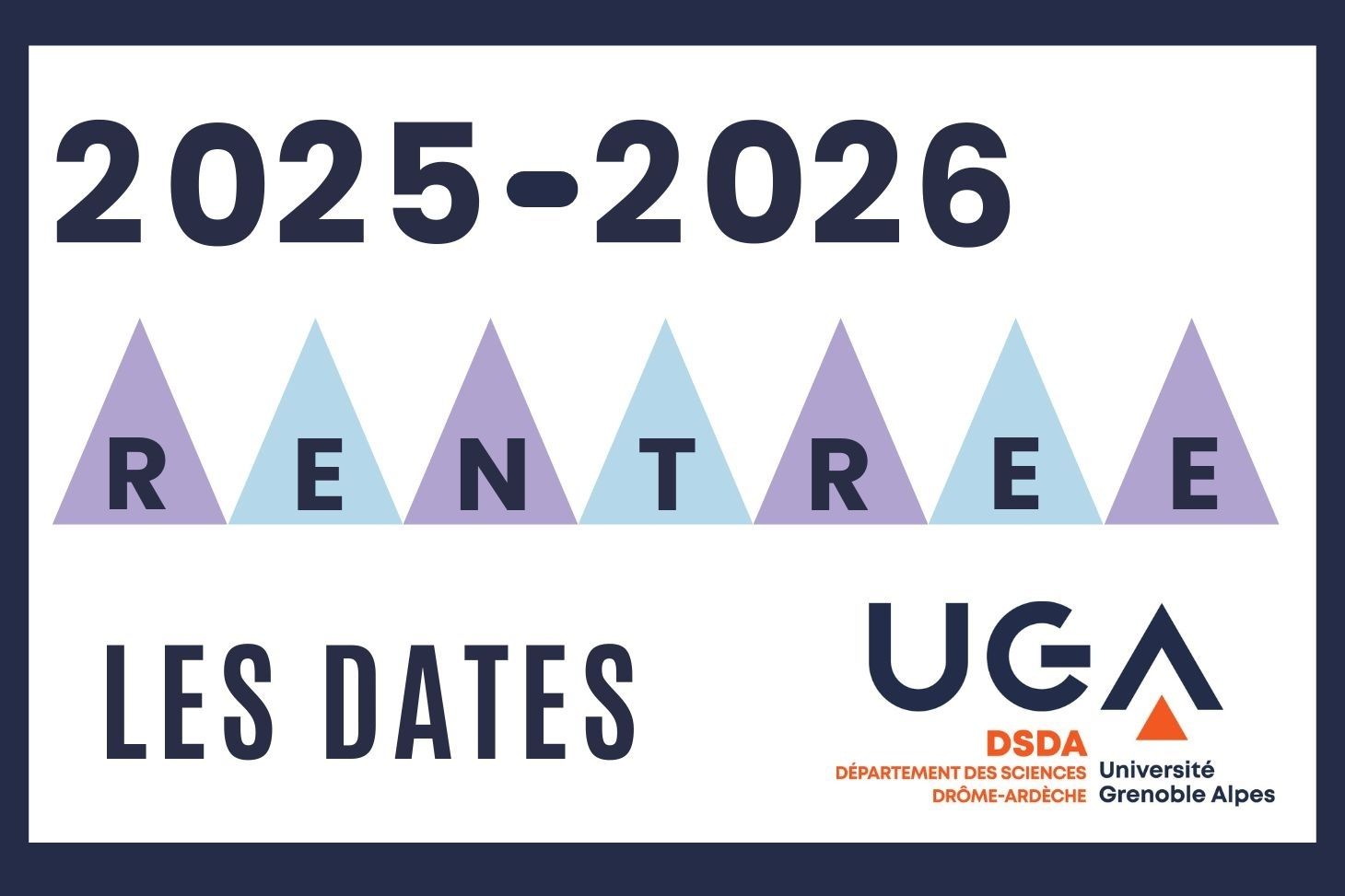 Dates de rentrée