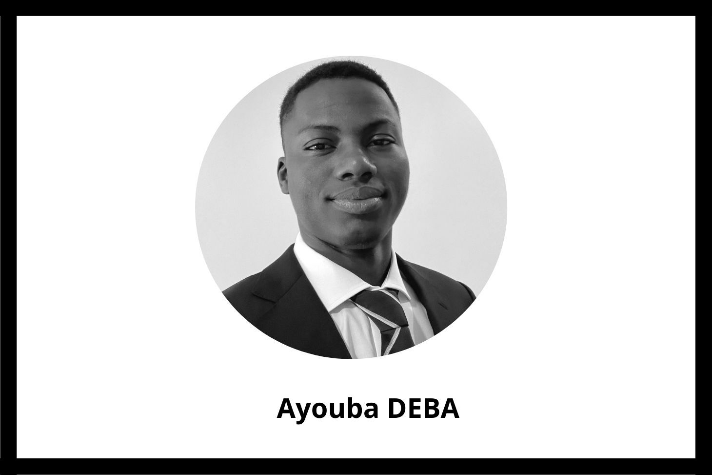 Portrait d'Ayouba Deba