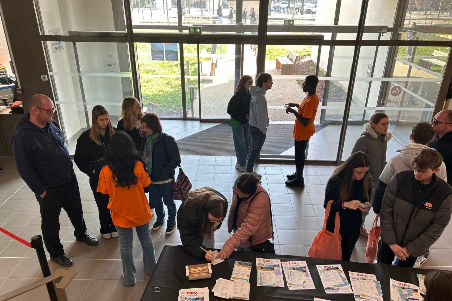 Hall du DSDA lors des portes ouvertes