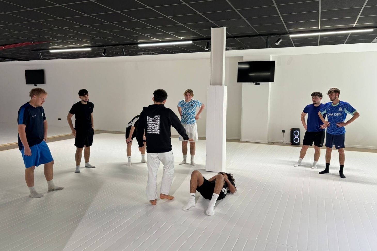 Les étudiants en pratique