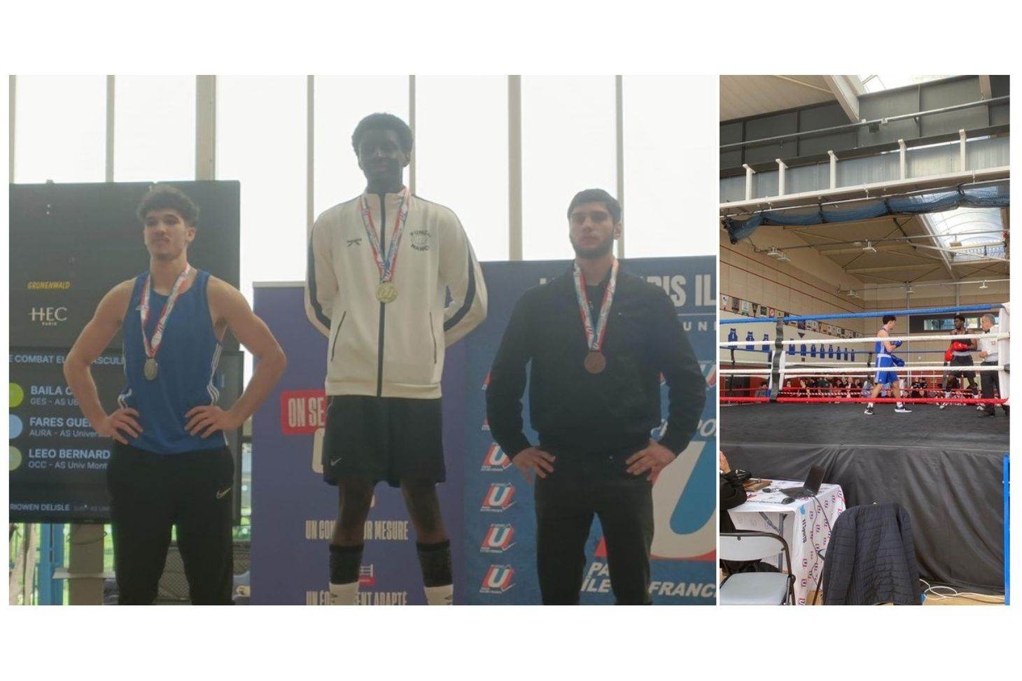 Médaille d'argent championnat de boxe