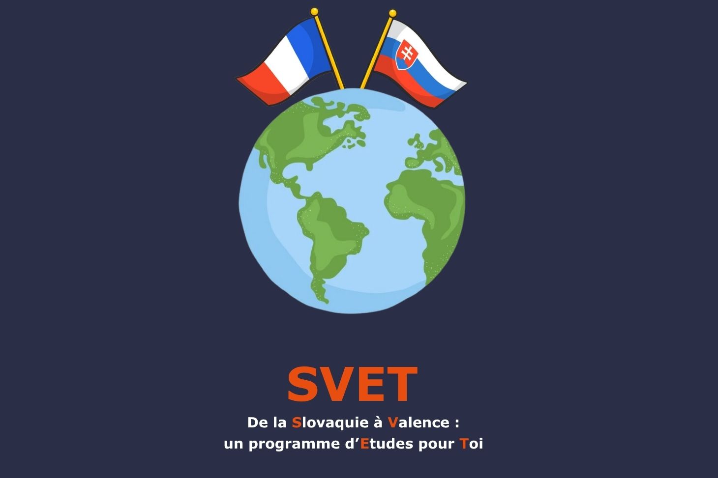 Globe et drapeaux